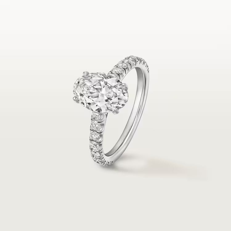 Victorian Oval Diamond Ring