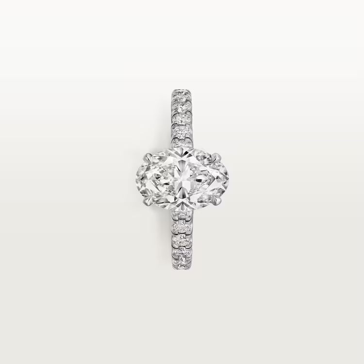 Victorian Oval Diamond Ring