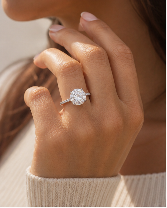 Victorian Round Diamond Ring