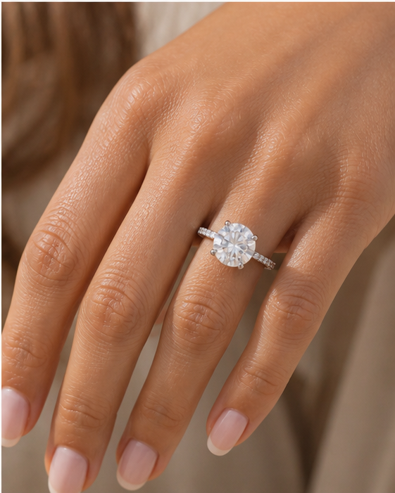Victorian Round Diamond Ring